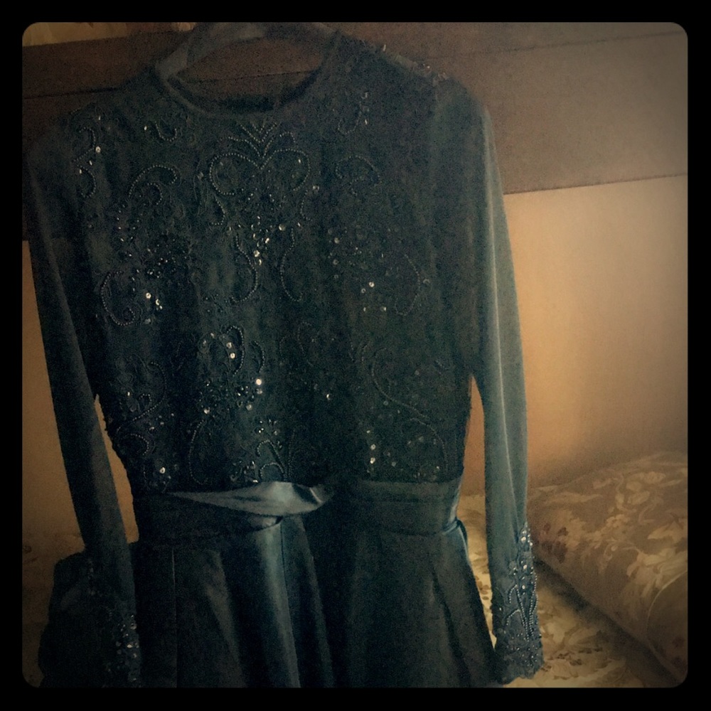 Evening custom gown
